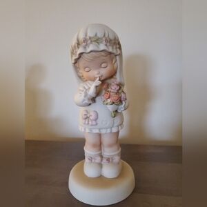 9.75" BIG "Here Comes The Bride ...God Bless Her" #520527 Figurine NWB
